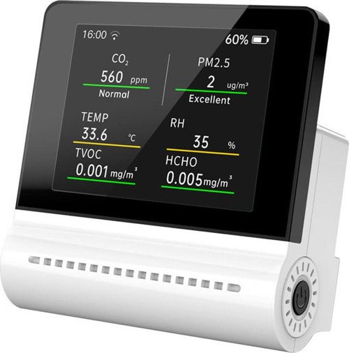 Ayt Noyafa Jms16 Hava Dedektörü 4 İn 1 Formaldehit Karbon Dioksit Partikül Testi