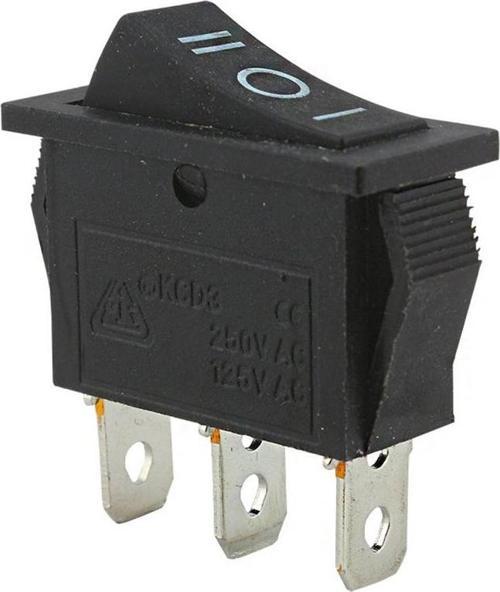 Ayt IC-117 Dar Işıksız On Off On Yaylı Anahtar Aç Kapa Buton Düğme 30,2x11 mm