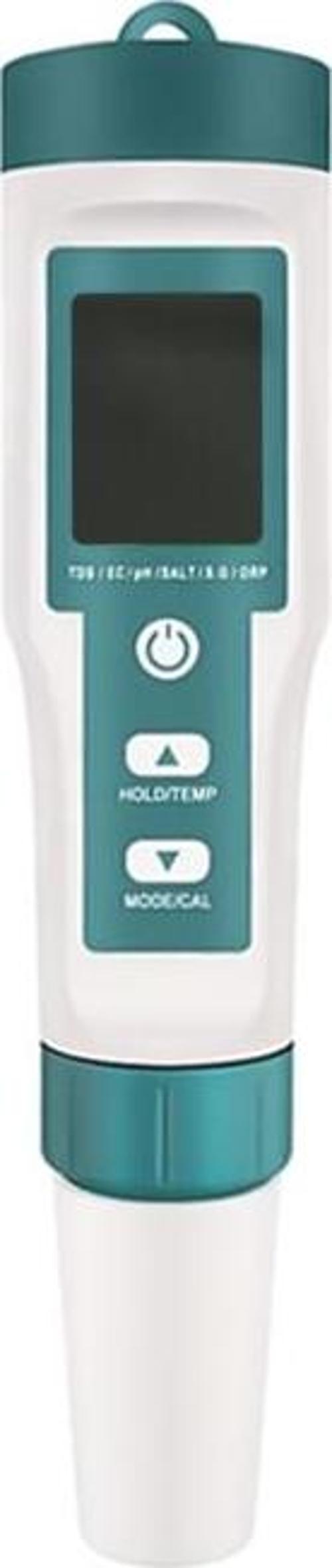 Ayt Powermaster C-600 7 in1 Su Kalite Test Cihazı Tds Ph Sıcaklık Tuzluluk Ölçer Cihazı 