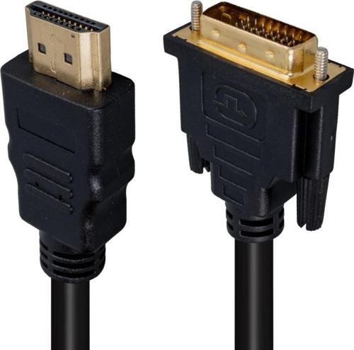 1.5 Metre HDMI DVI Kablo Dvi To Hdmi Bilgisayar Pc Dvi Çıkışını Hdmi Çevirici Dönüştürücü Kablo