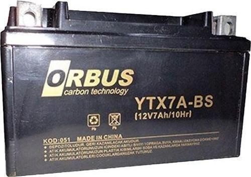 Motosiklet Aküsü 12 Volt 7 Amper Yeni Tarihli Taze Akü 152x88x98mm 2.5 Kg