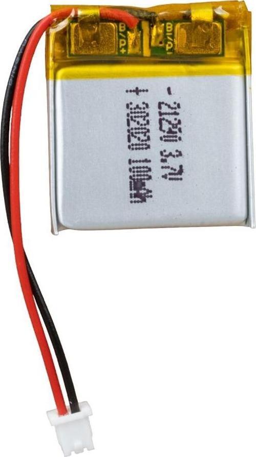 3.7 Volt 100 Mah Lityum Polimer Şarjlı Pil 3X20X20 mm Akıllı Saat Kulaklık Pili