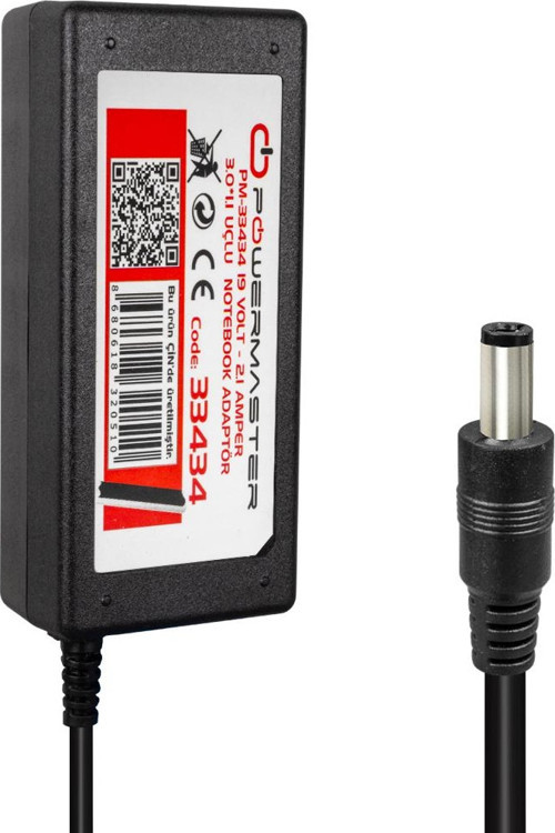 19 Volt 2.1 Amper 3.0x1.1 Mm Uçlu Laptop Notebook Adaptör Şarj Aleti Cihazı