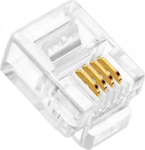 RJ11 6P/4C TELEFON SOKETİ (100LÜK PAKET)