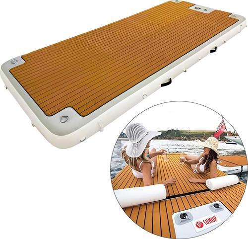 Ayt Sunup SN-24885 Şişme Yüzen Deniz Yatağı İskele Paltform 300x100 Cm 600 Kg Taşır Elektrikli Hava Pompası
