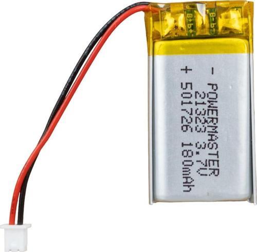 3.7 Volt 180 Mah Lityum Polimer Şarjlı Pil 5X17X26 mm Akıllı Saat Kulaklık Pili