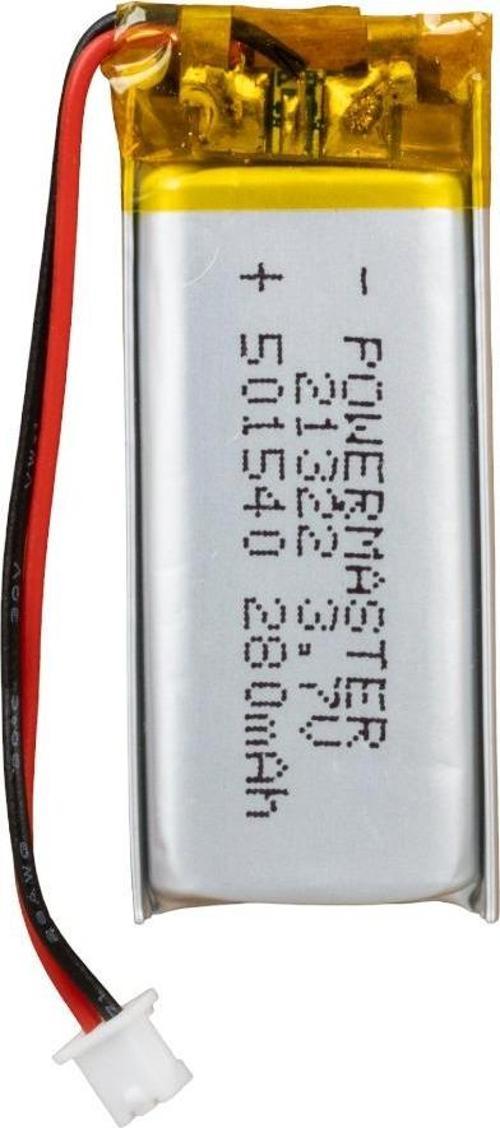 3.7 Volt 280 Mah Lityum Polimer Şarjlı Pil 5X15X40 mm Akıllı Saat Kulaklık Pili