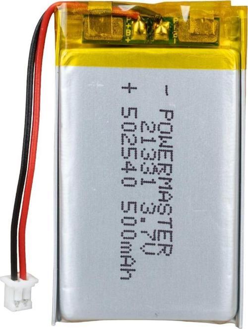 3.7 Volt 500 Mah Lityum Polimer Şarjlı Pil 5X25X40 mm Akıllı Saat Kulaklık Pili