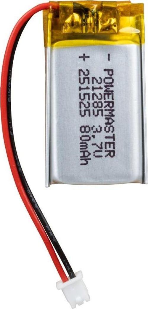 3.7 Volt 80 Mah Lityum Polimer Şarjlı Pil 2.5X15X25 mm Akıllı Saat Kulaklık Pili
