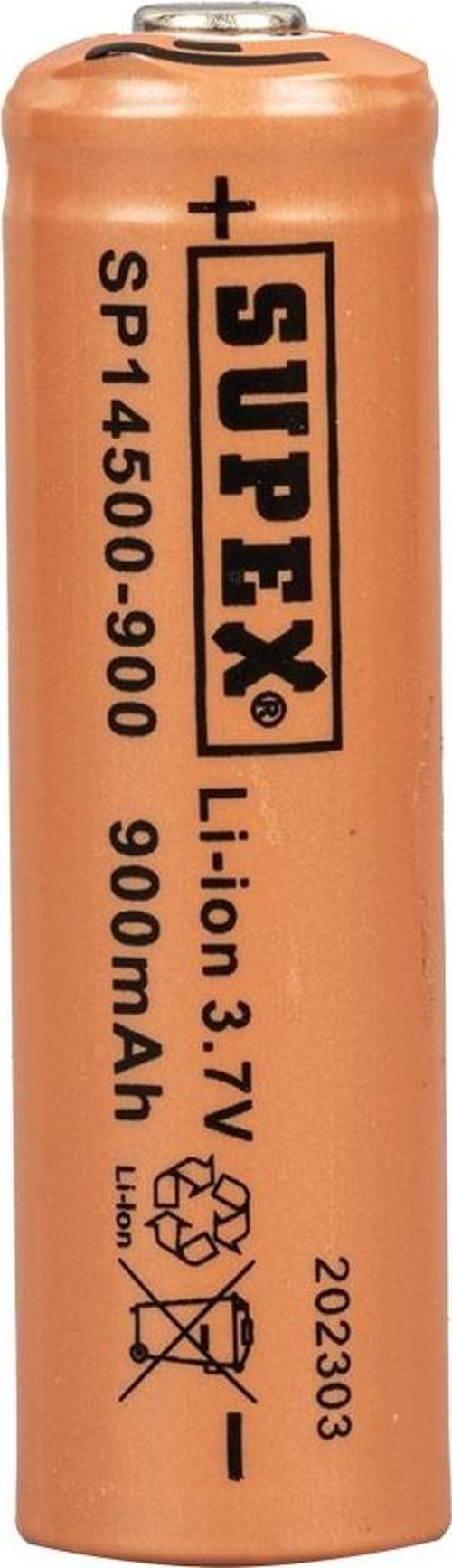 Şarj Edilebilir Başlıklı Pil 14500 3.7 Volt 900 Mah Şarjlı Pil