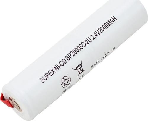 Üst Üste Dik 2 li 2.4V 2000mAh Süpürge Pili Şarjlı Pil Şarj Edilebilir