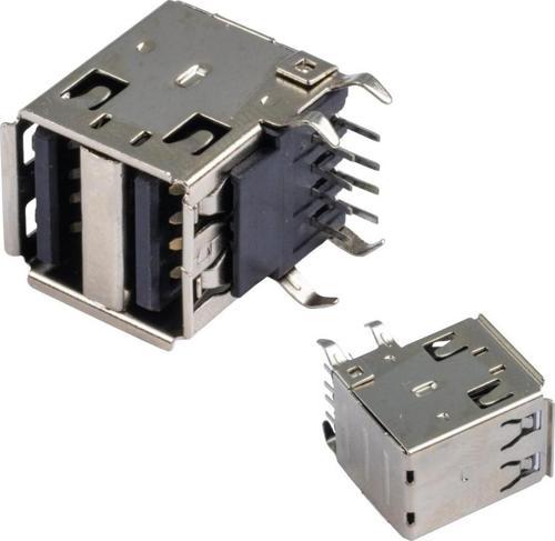 USB 2.0 ŞASE A DİŞİ İKİLİ 90 MAVİ (IC-265E)