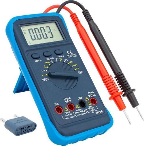 MY-68 Dijital Ölçü Aleti Multimetre AC DC Direnç Diyot Algılama Ölçüm Cihazı