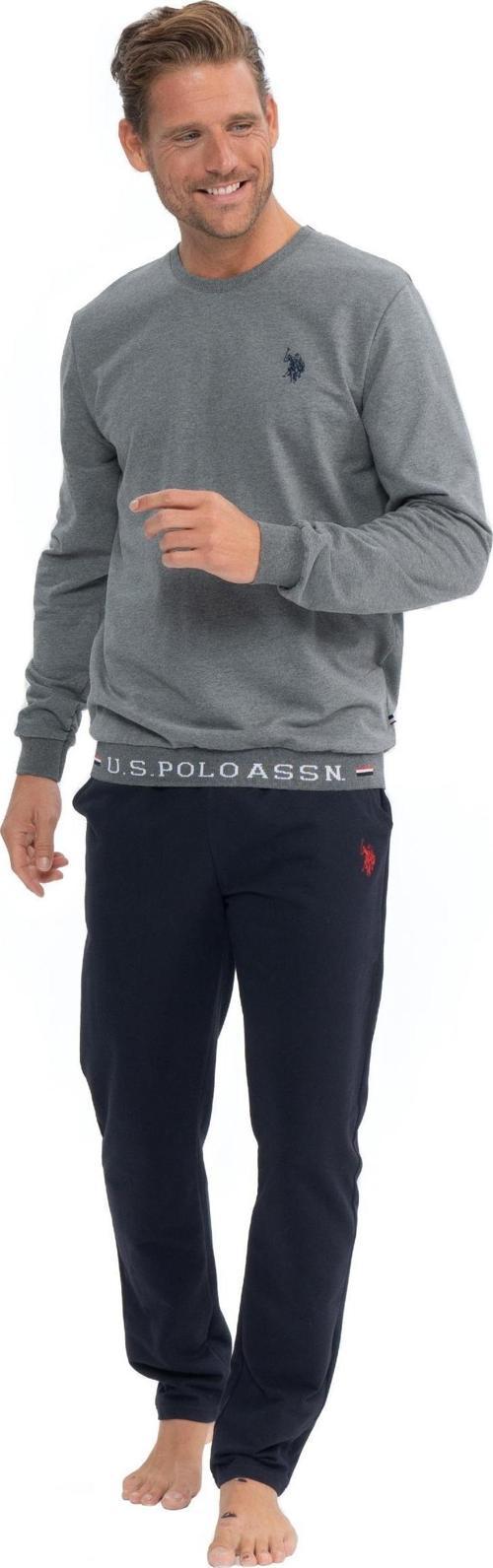 18815 Erkek Ev Giyim Uzun Kollu Pijama Takım
