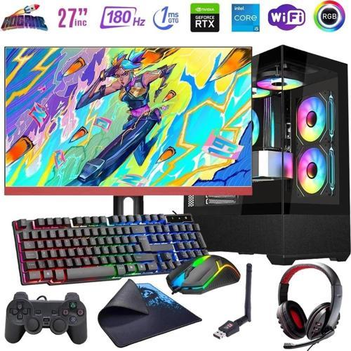 I5 14400F 16GB DDR4 512GB M2 8GB RTX4060 27" 180Hz Mon. Oyun Bilgisayarı (Gaming SET)
