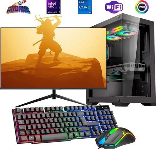 İ7 13700F 16GB DDR4 480SSD 12GB ARC B580 24" Mon. Oyun Bilgisayarı
