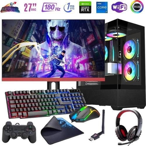 I7 13700F 16GB DDR4 512GB M2 8GB RTX4060 27" 180Hz Mon. Oyun Bilgisayarı (Gaming SET)