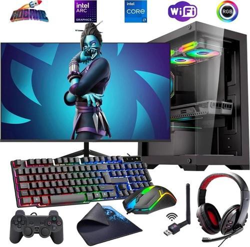 İ7 13700F 32GB DDR4 1TB M2 12GB ARC B580 27" 165Hz Mon. Oyun Bilgisayarı (Gaming SET)
