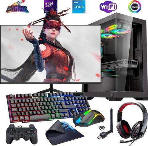 I5 13400F 16GB DDR4 480SSD 12GB ARC B580 24" Mon. Oyun Bilgisayarı (Gaming SET)