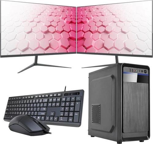 I5 14400 8GB 240GB SSD Çift 24" Monitörlü Ev ve Ofis Bilgisayarı (Business)