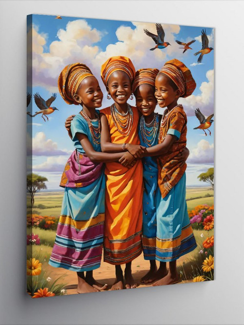 Kanvas Tablo Afrika Kadın Dayanışması