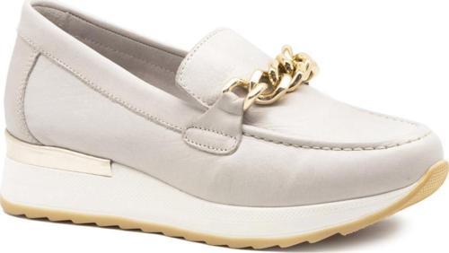 D24YA-3075 DOLGU TABAN TOKALI DERİ KADIN AYAKKABI