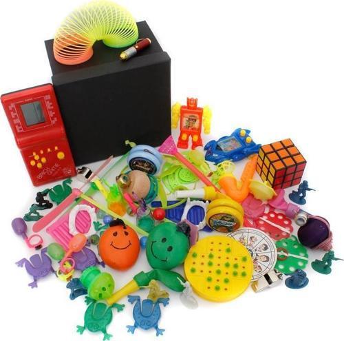 Nostaljik Özel Oyuncak Kutusu Kırmızı Tetrisli