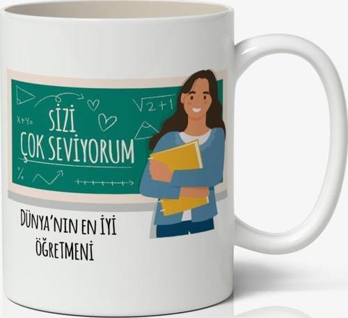 24 Kasım Öğretmenler Günü Tasarımlı Kupa Bardak Baskılı Kahve Kupa Bardak Model 23