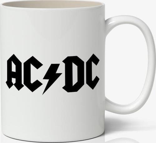 AC/DC Baskılı Kupa Bardak Baskılı Kahve Kupa Bardak