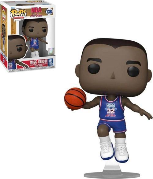 Pop NBA 59373 Legends Magic Johnson 1991 Blue NBA All Star Uniform Figür No:138