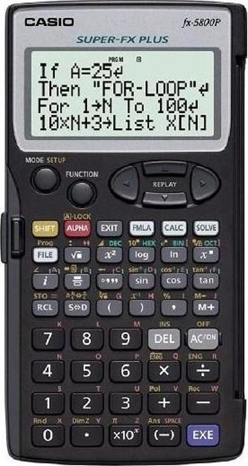 HESAP MAKINESI BILIMSEL FX-5800P