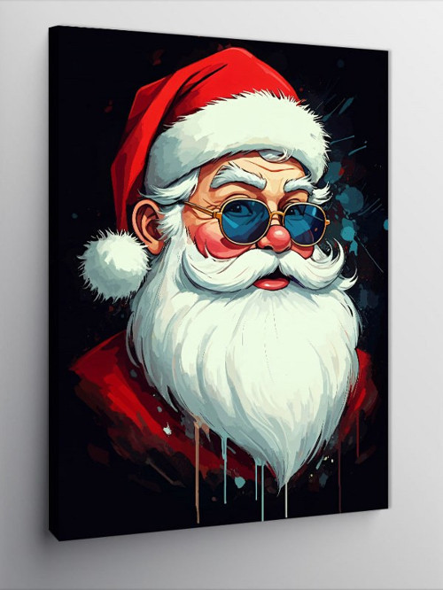 Kanvas Tablo Noel Baba’Nın Gözlükleri