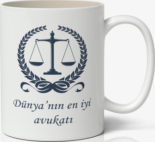 Avukatlar Günü Temalı Baskılı Kupa Bardak Baskılı Kahve Kupa Bardak-4