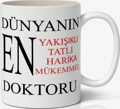 Doktorlar Günü Temalı Baskılı Kupa Bardak Baskılı Kahve Kupa Bardak