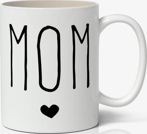 Mom (Anne) Tasarımlı Kupa Bardak Baskılı Kahve Kupa Bardak