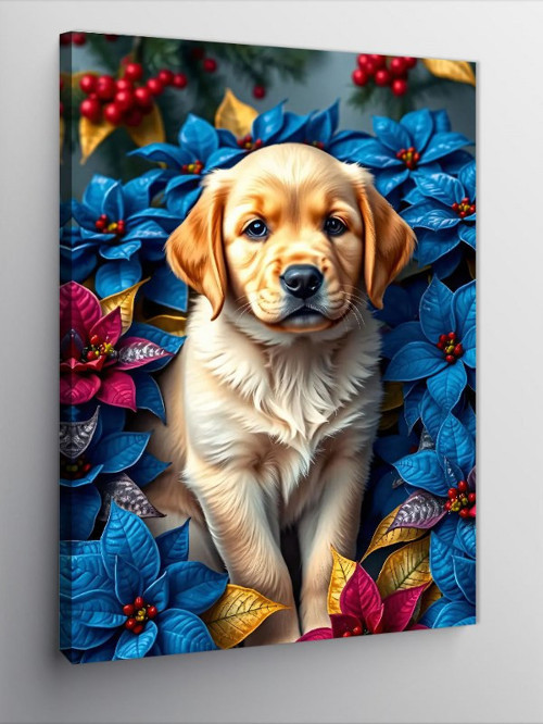 Kanvas Tablo Sevimli Yavru Köpek