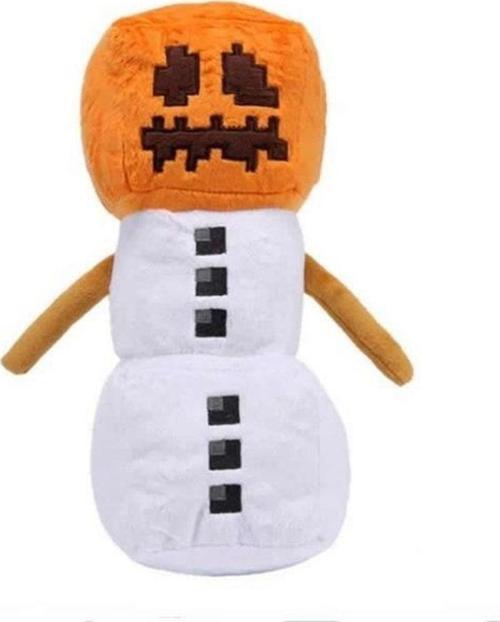Minecraft Pumpkin Snow Golem Bal Kabağı Peluş Oyuncak 20 Cm