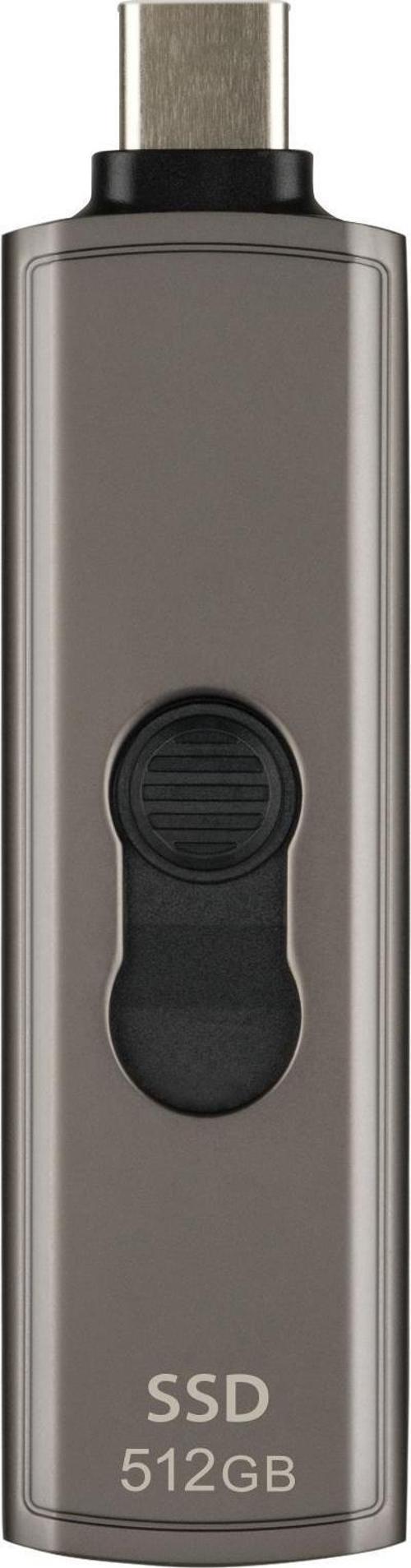 TS512GESD330C 512GB Type-C Gizlenebilir Başlıklı Taşınabilir Metal Kasa SSD