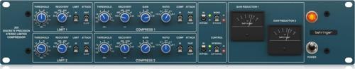BEHRINGER 369 Özel Yapım Midas Transformatörlü Klasik 2 Kanallı Hassas Stereo Kompresör ve Sınırlayıcı