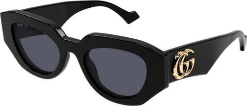 Gg 1421S 001 51 Kadın Cat Eye Siyah Kemik Güneş Gözlüğü