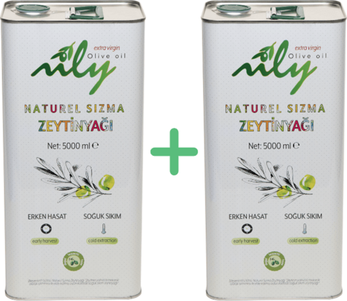 Soğuk Sıkım Natürel Sızma Zeytinyağı (5L + 5L)