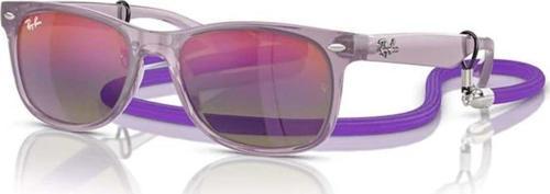 Ray-Ban Rj 9052S 7147B1 47 Çocuk Mor Aynalı Güneş Gözlüğü
