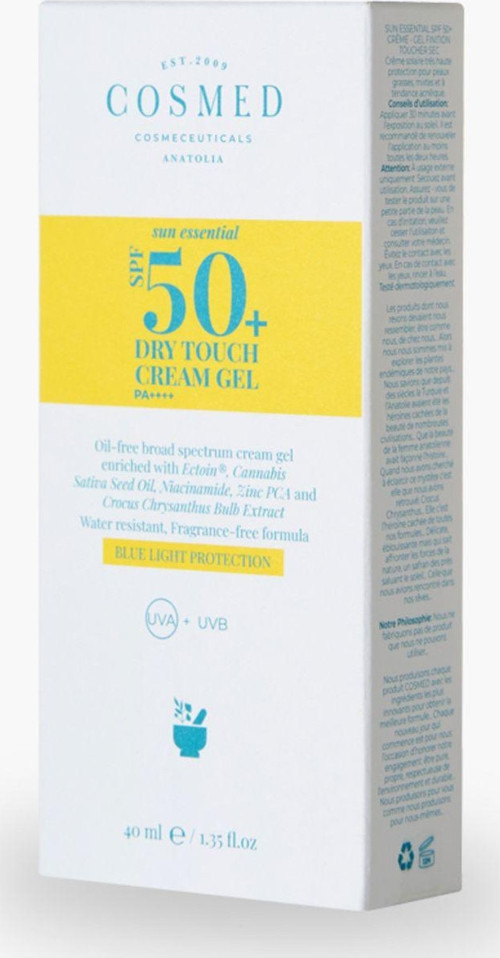 Cosmd Sun Essential Dry Touch Cream Gel Spf 50+ 40 Ml