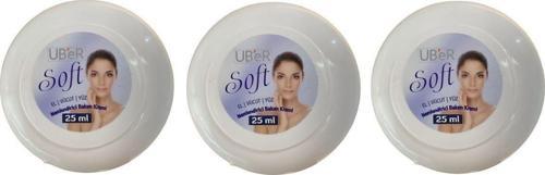 Soft El/Yüz/Vücut Nemlendirici Bakım Kremi 25 Ml (3 Adet)