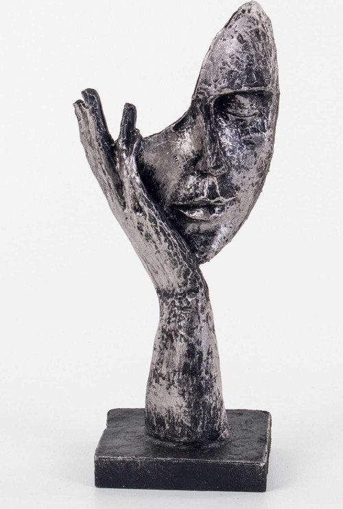 Duymadım Figürlü Mask Biblo (Lame) 11X7,5X25 Cm