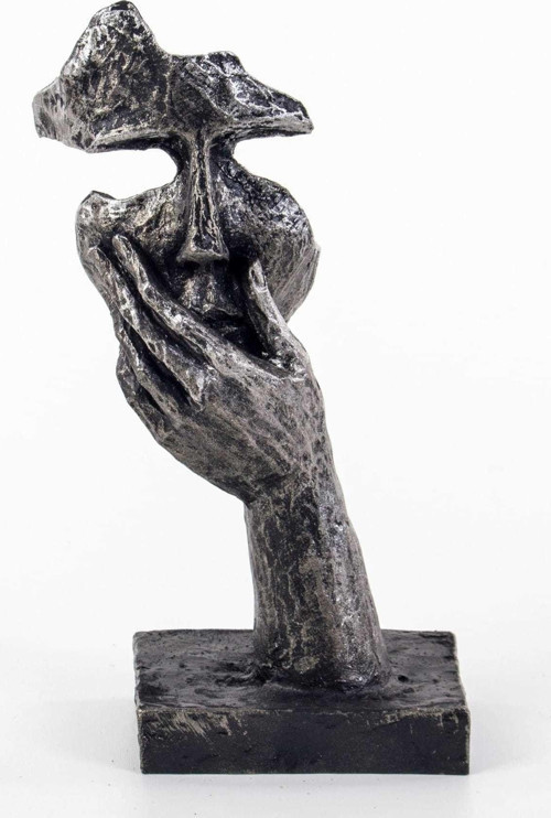 Konuşmadım Figürlü Mask Biblo (Lame) 13 X 8 X 25 Cm