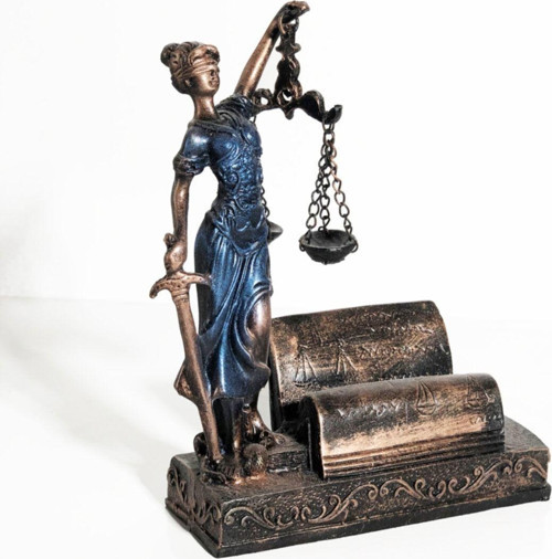 Adalet Terazisi Kartvizitlik Blue