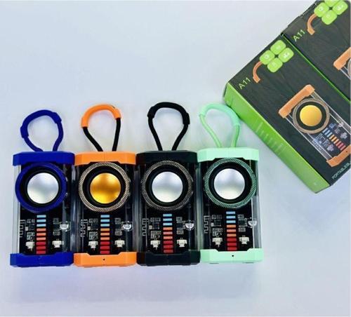 Şeffaf  Müzik Tws Stereo Rgb Ritim İşıklı Hoparlör Kablosuz Bluetooth 5.0 Taşınabilir Hoparlör