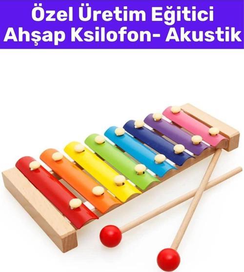 Özel Seri Eğitici Müzik Aletleri Ses Algısı Geliştirici Eğlenceli AHŞAP KSİLOFON AKUSTİK
