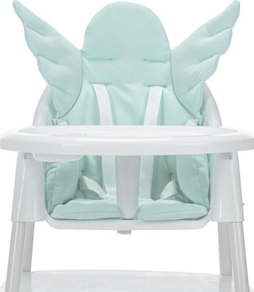 Angel Wings Çok Amaçlı Mama Sandalyesi Minderi Mint